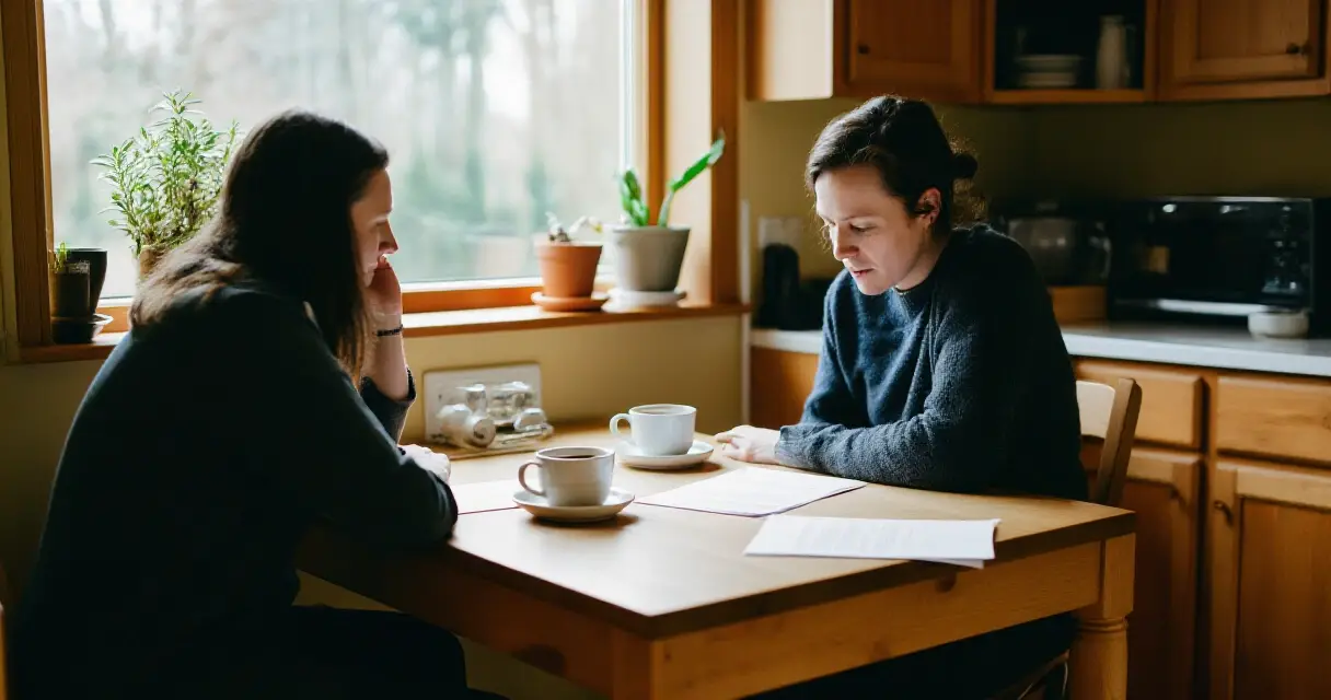 Avopuolisot k&auml;yv&auml;t l&auml;pi sopimuksia yhdess&auml; kodin p&ouml;yd&auml;n &auml;&auml;ress&auml;